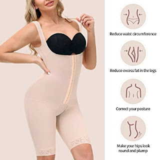 Fajas Colombianas Shapewear Tummy Control Body Shaper Open Bust