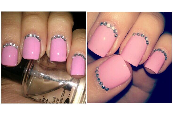 2. Pink Glitter Princess Nail Design - wide 6