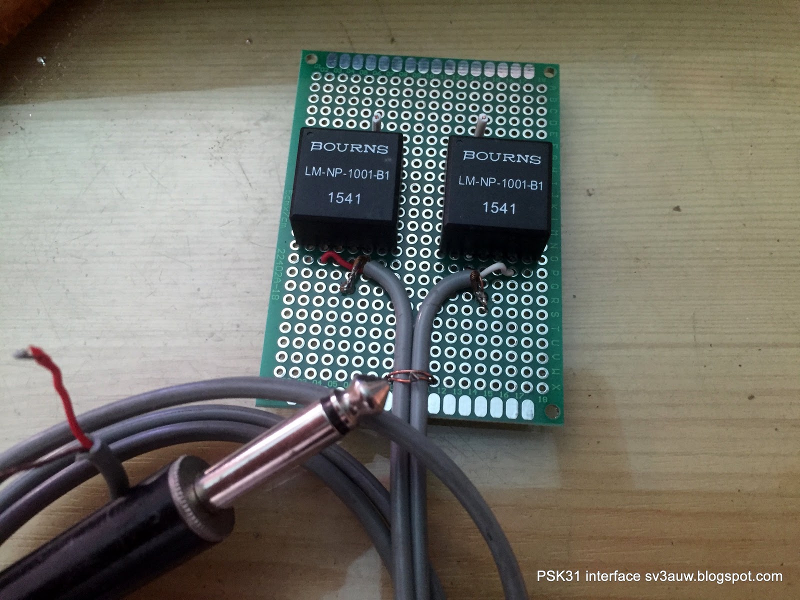 sv3auw: Going digital a.k.a. Simple PSK31 Interface!