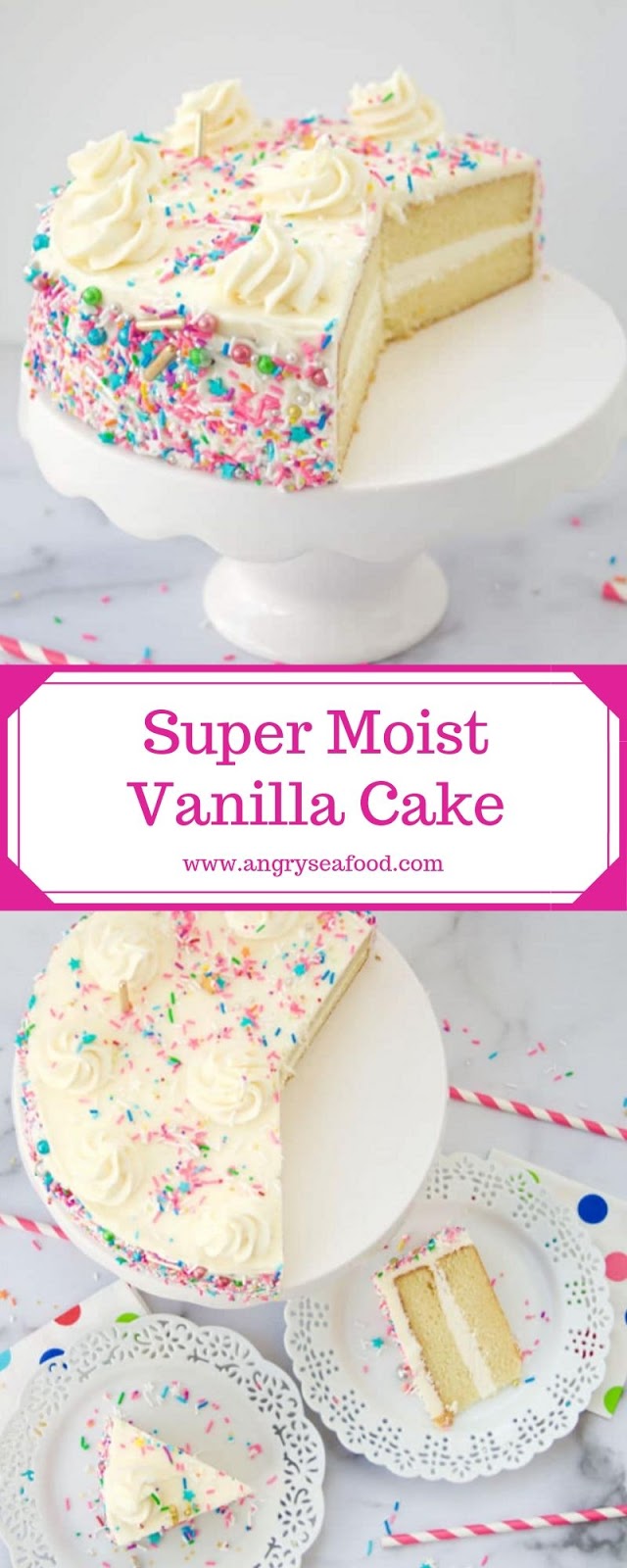 Super Moist Vanilla Cake Super Moist Vanilla Cake
