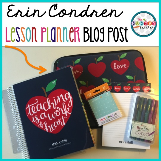 Erin Condren Teacher Lesson Planner The Hungry Teacher
