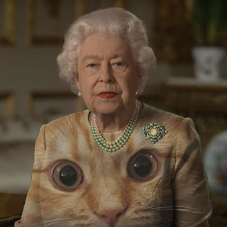 La reina de Inglaterra se pone un traje verde croma e Internet hace su magia. 45 2024