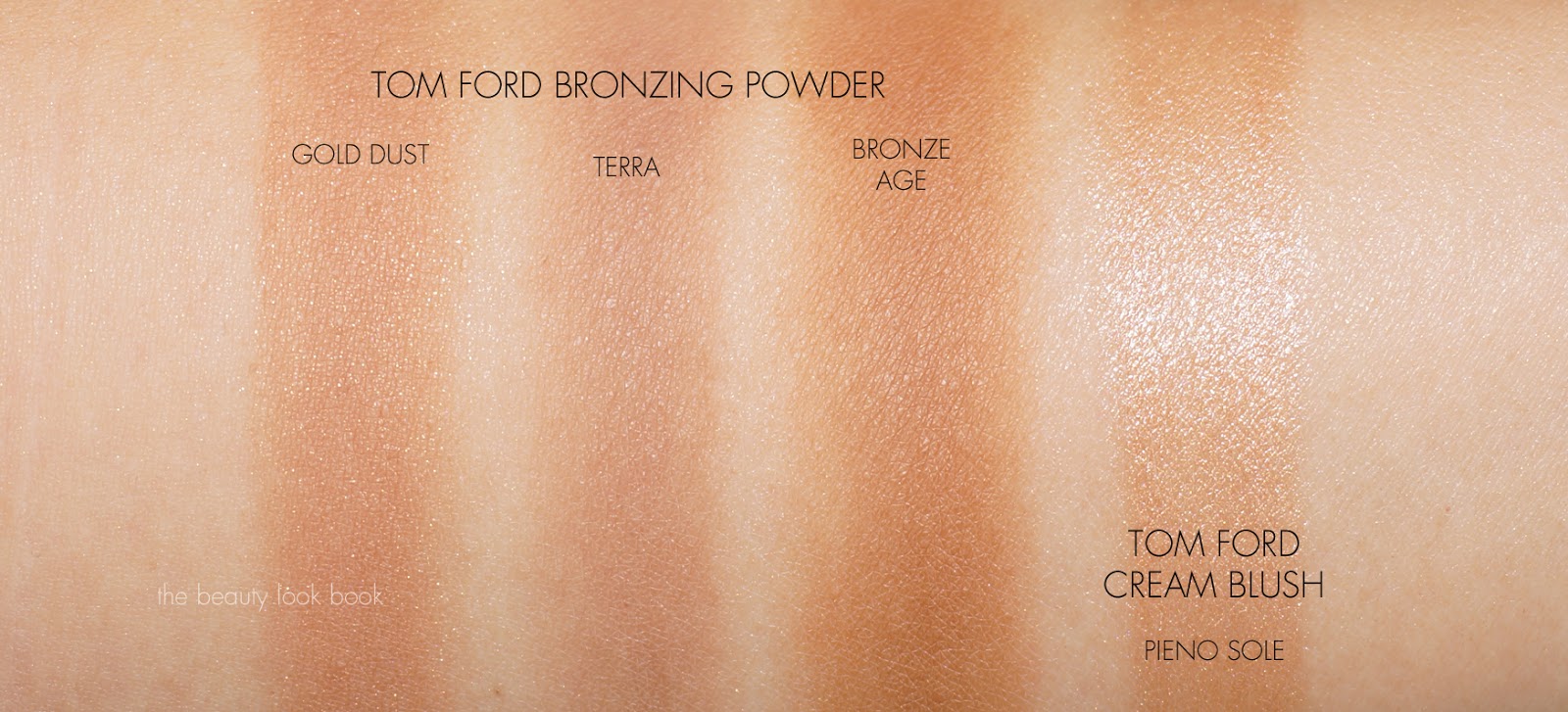 Tom Ford Soleil Collection - Terra and Bronze Age Bronzing Powders and Pieno Sole Cream Cheek - The Beauty Look