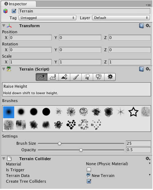 Unity 3D Terrain Editor unity basic