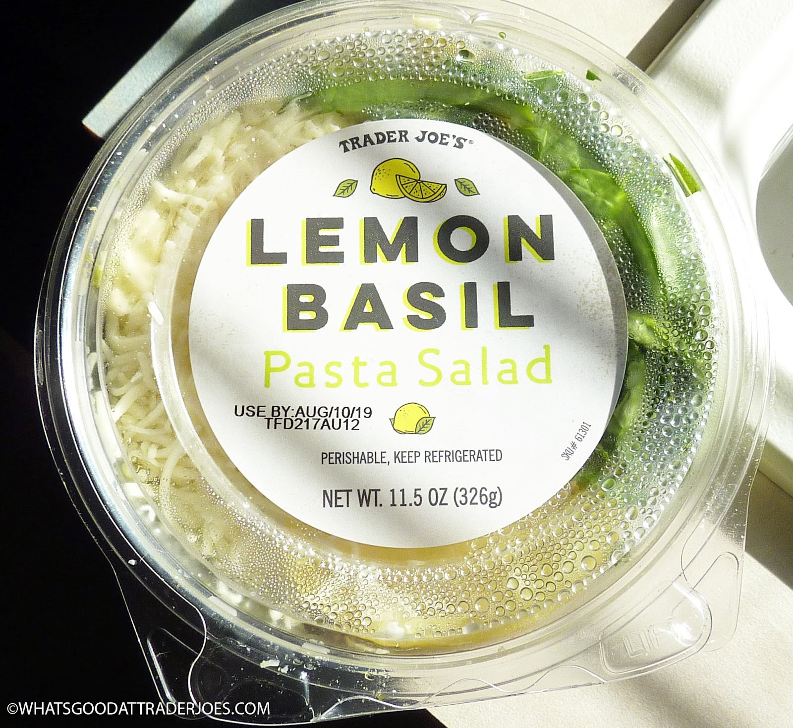 What's Good at Trader Joe's? Trader Joe's Lemon Basil Pasta Salad
