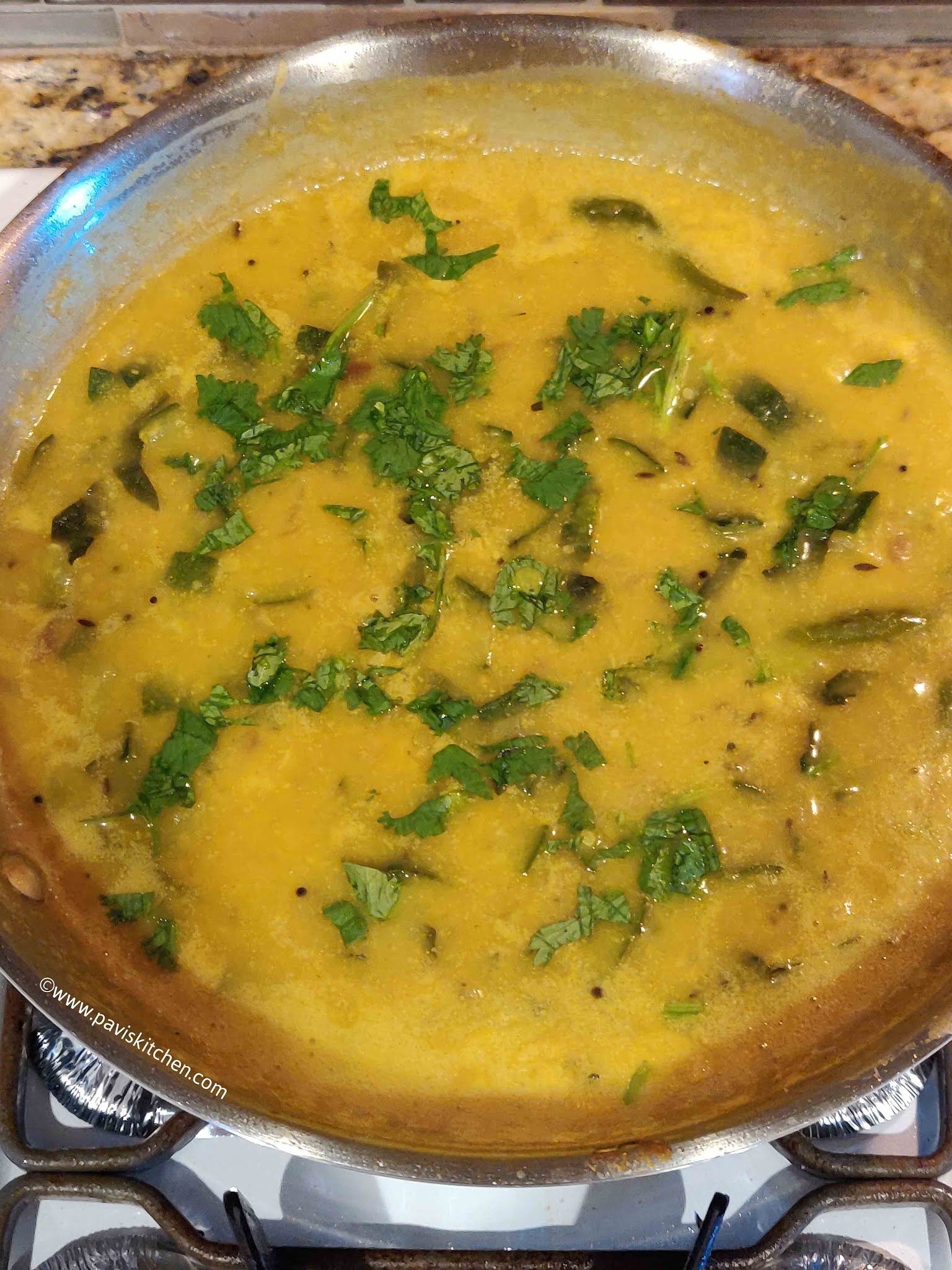 Zucchini dal recipe | Indian zucchini kootu | zucchini lentil curry