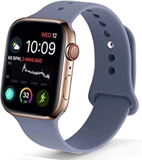 2. IYOU Sport Watch Band Compatible with Watch 38MM 42MM 40MM 44MM, Soft Silicone Replacement Sport Strap Compatible with 2019 2. IYOU Sport Watch Band Compatible with Watch 38MM 42MM 40MM 44MM, Soft Silicone Replacement Sport Strap Compatible with 2019