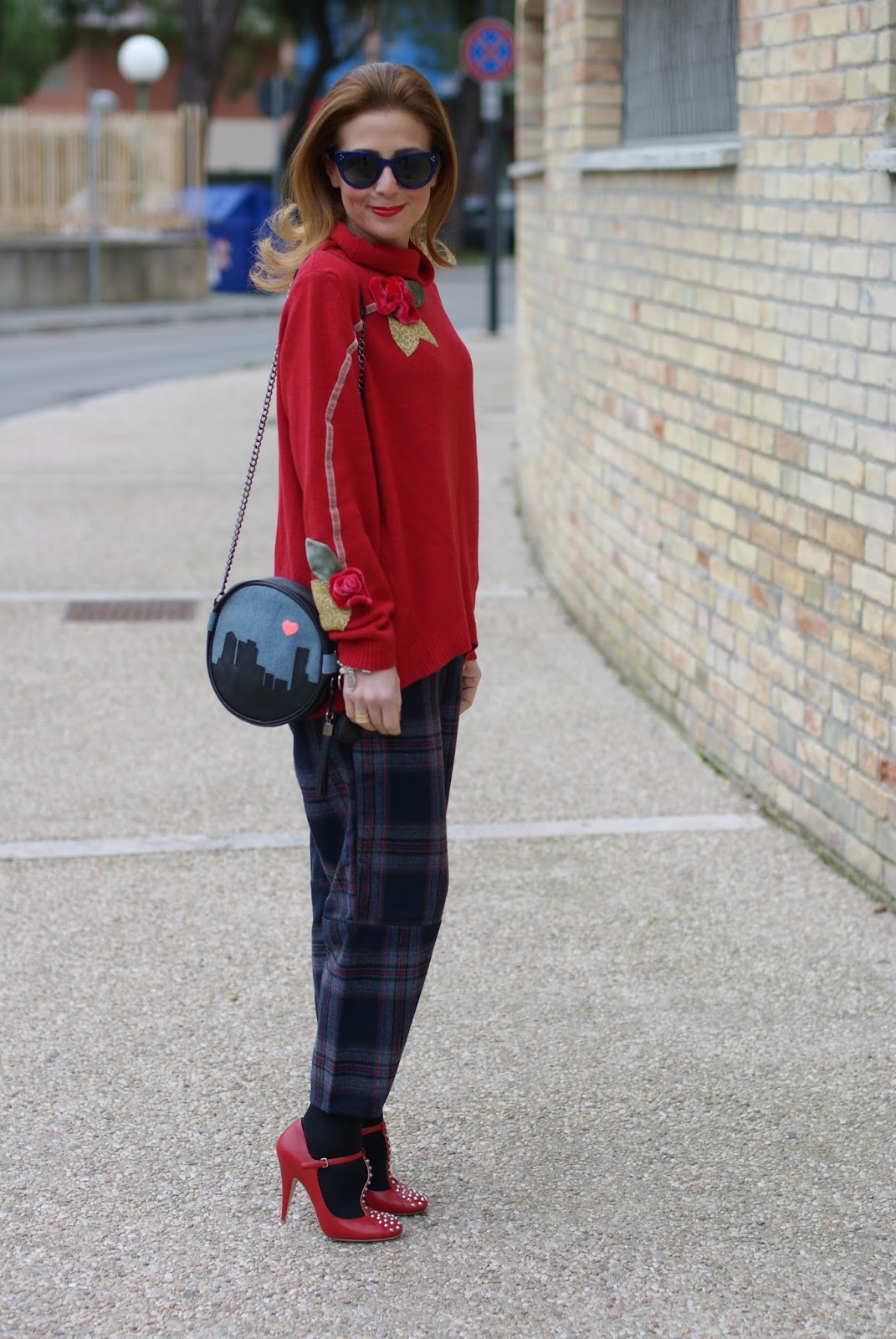 How to wear plaid pants: Miu Miu Mary Jane pumps | Fashion and Cookies ...