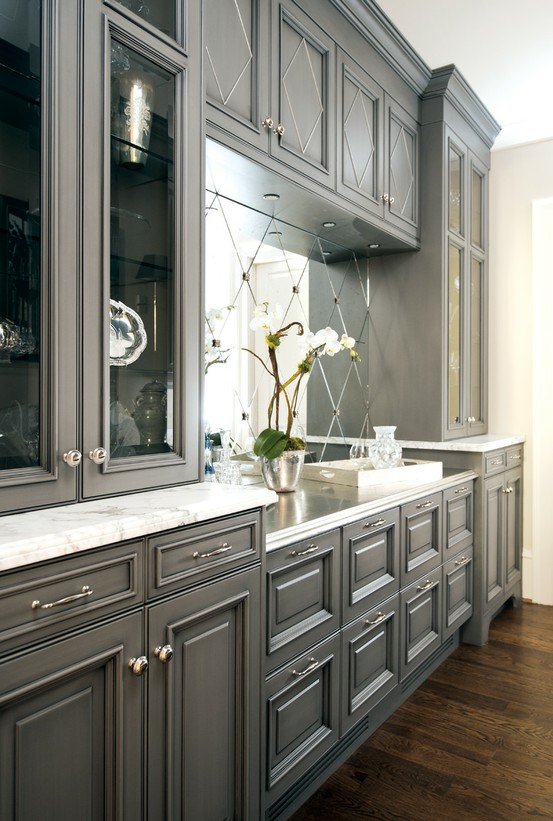 TROVE INTERIORS Falling for Grey Kitchens 