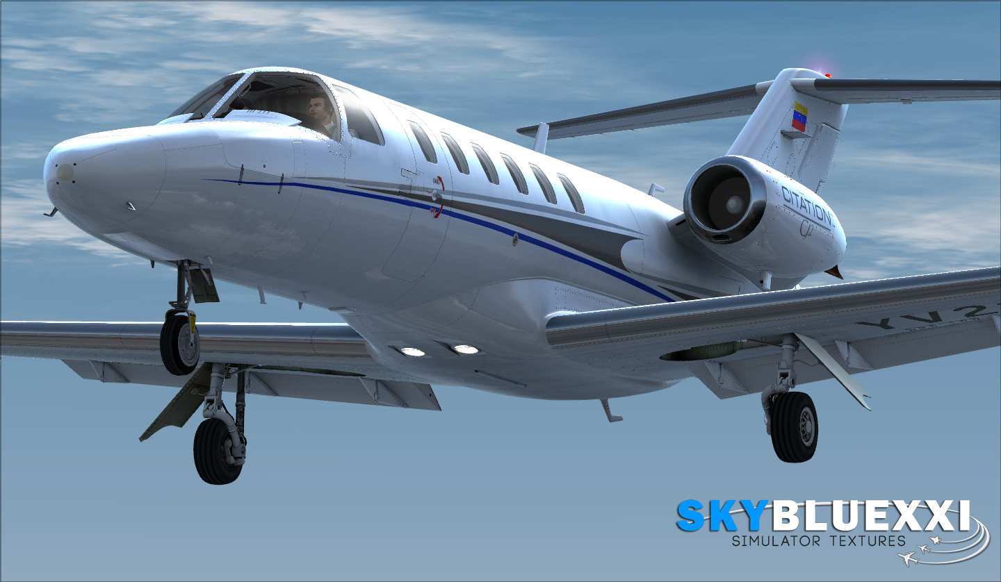 Carenado Cessna Citation Cj2 YV2152 Texture Skybluexxi