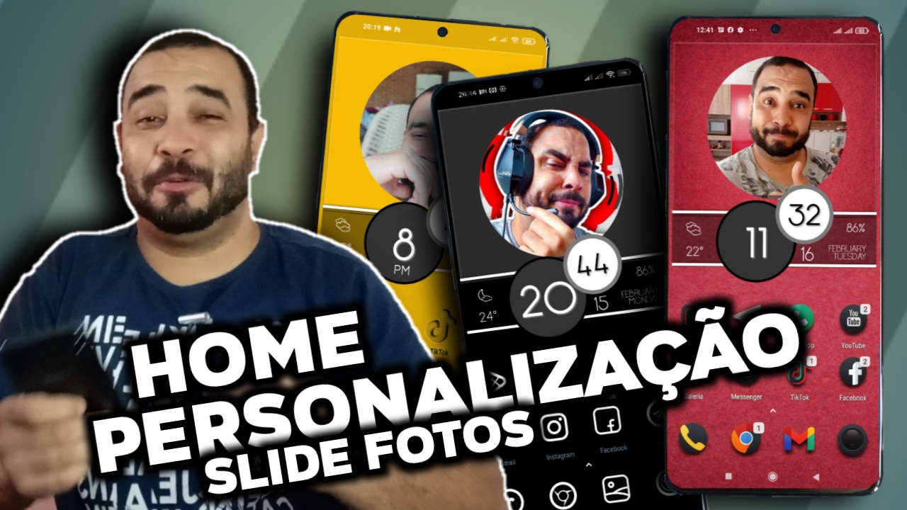 Dica para PERSONALIZAR SEU ANDROID / HOME SCREEN FOTO SLIDE