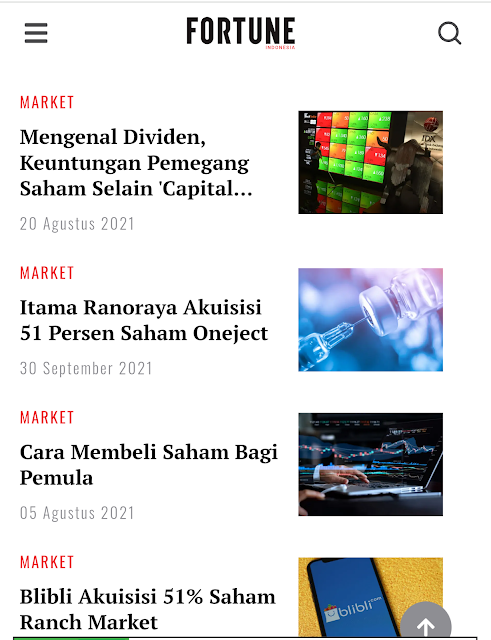 Fortune Indonesia update informasi investasi bagi pemula