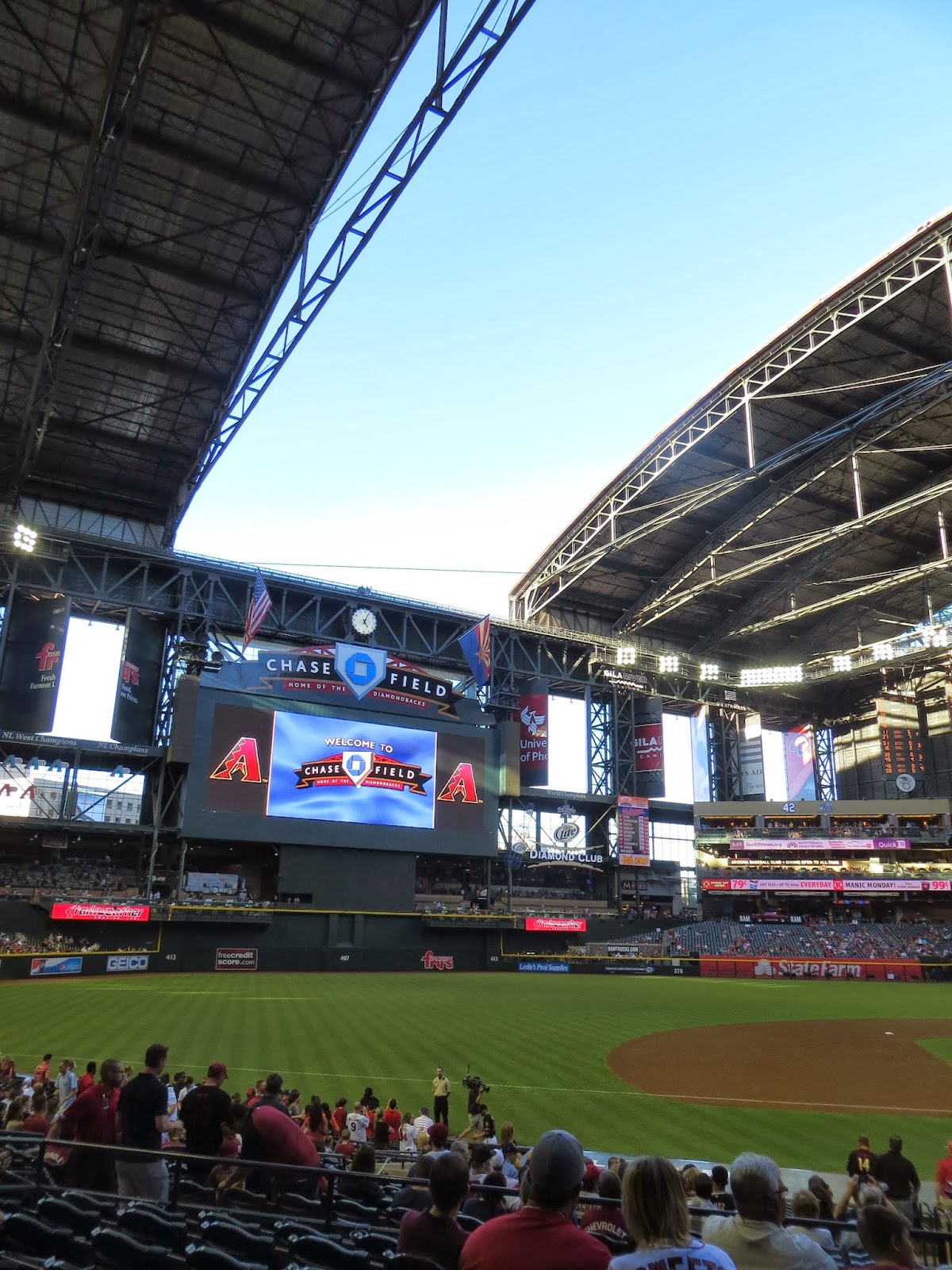 Sweet Meanderings: Chase Field in Phoenix, Arizona