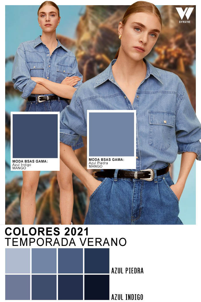 primavera verano 2021 colores de moda azul denim