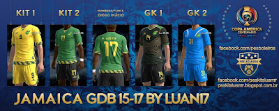 Kits Jamaica, Copa America 2016 Pes 2013 By Luan17