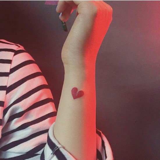 Tatuagens de coração Tatuagens de coração