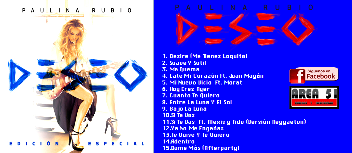 Corazon Descargas: PAULINA RUBIO - DESEO (EDICION ESPECIAL)(2018)