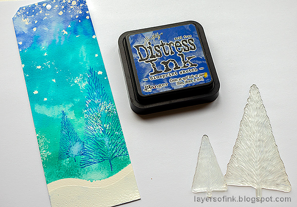 Layers of ink - 25 days of Christmas Tags by Anna-Karin Evaldsson.