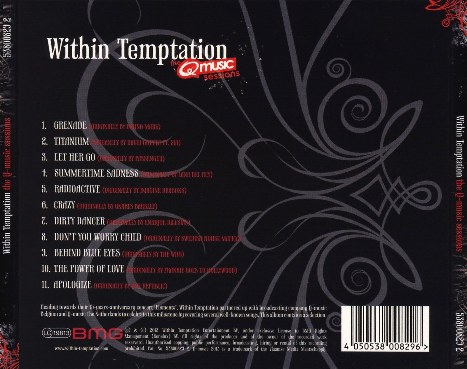 Classic Rock Covers Database Within Temptation The QMusic Sessions