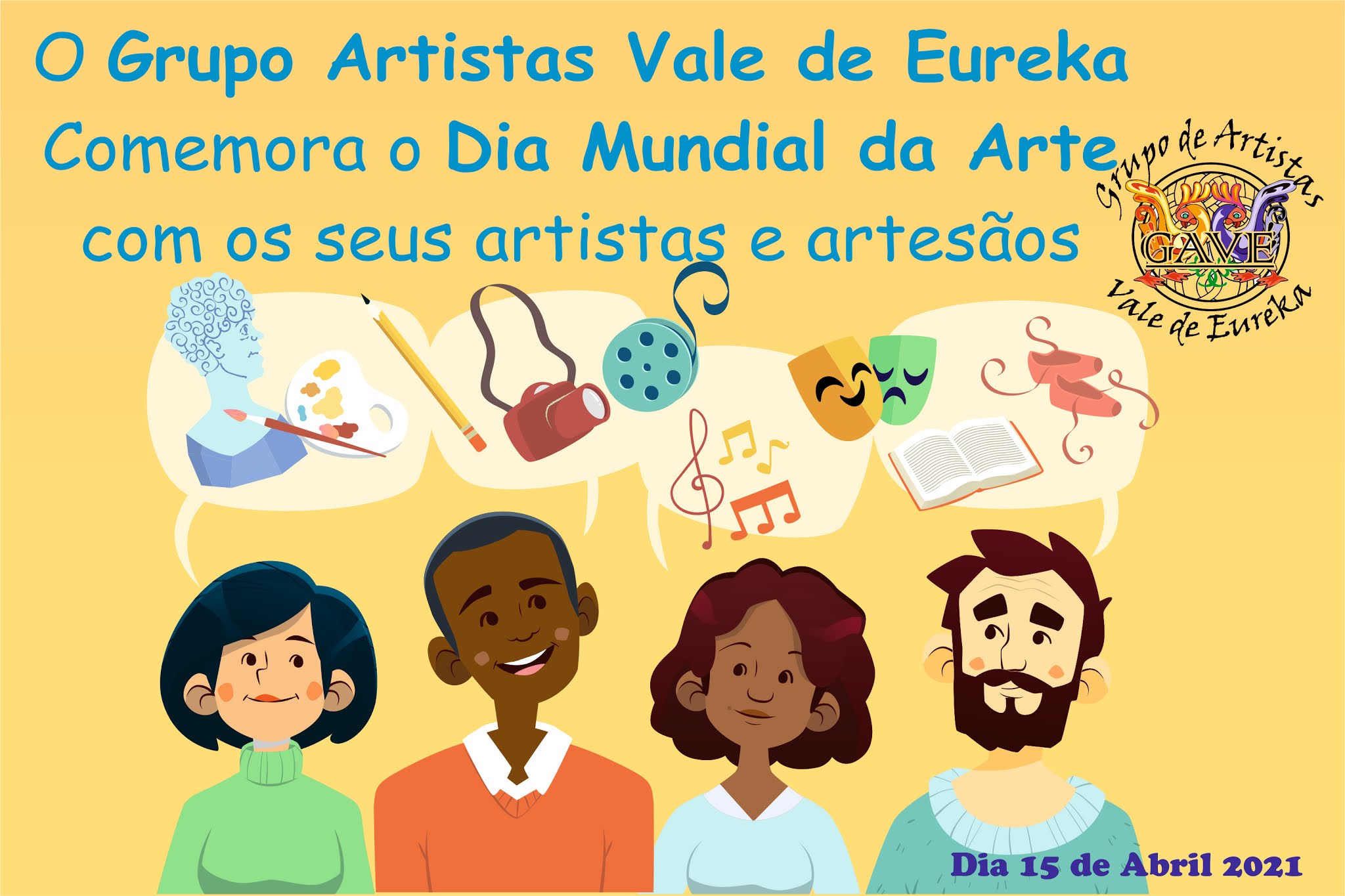 15 de Abril Dia Mundial da Arte