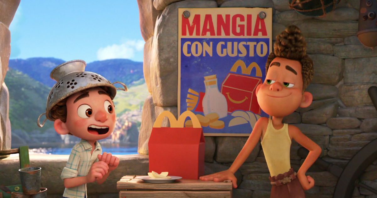 Luca Paguro Juguetes Luca Mc Donalds Película Luca Mcdonalds