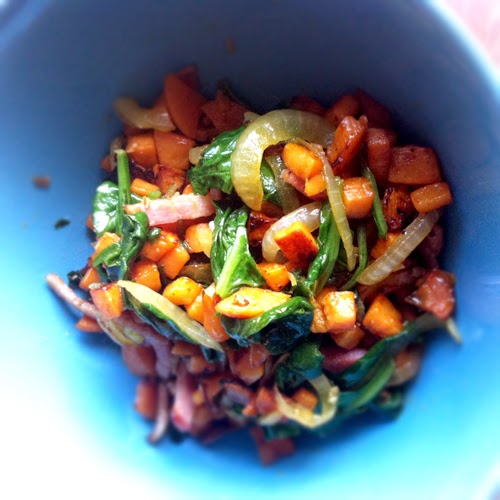 HUNGRIGA?: Pytt i panna på sötpotatis & bacon HUNGRIGA?: Pytt i panna på sötpotatis & bacon