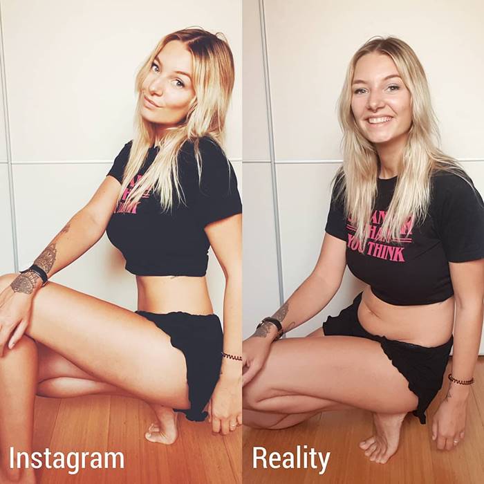 Instagram vs Reality | Girl Humorously Shows  How "ideal" Photos Are Actually Created