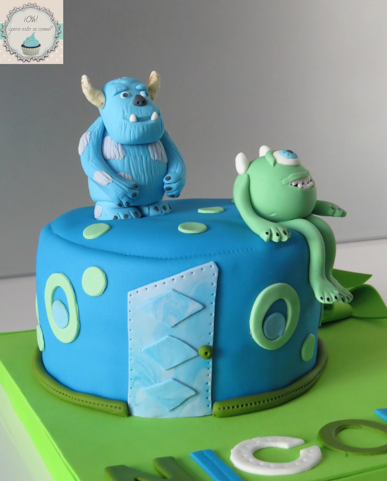 Oh, ¿pero esto se come? Tarta "Monstruos SA"