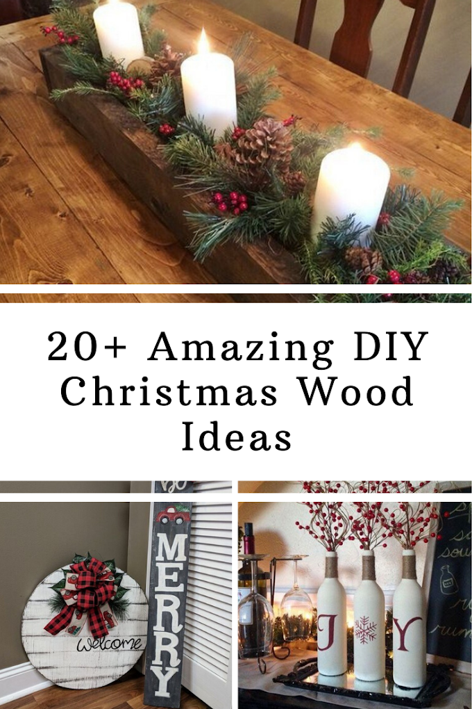 20+ Amazing DIY Christmas Wood Ideas