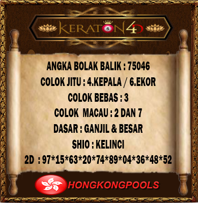 Kode Syair Hk 24 Juli 2021 Prediksi Hk Keraton4d