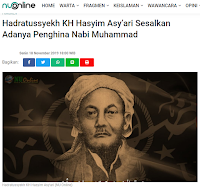 Hadratussyekh KH Hasyim Asy’ari Sesalkan Adanya Penghina Nabi Muhammad - Kajian Medina