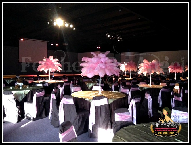 Feather Centerpieces in Austin Texas Rent Feather Centerpieces in Texas