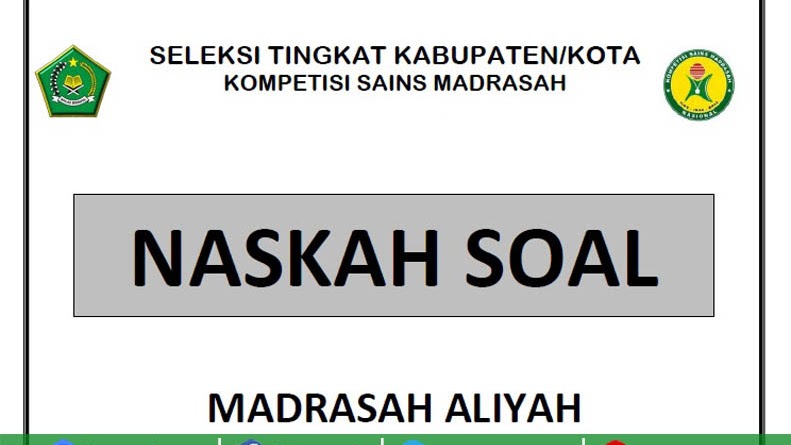 Prediksi Soal Ksm Online 2020 Ma Madrasah Aliyah Guru Maju