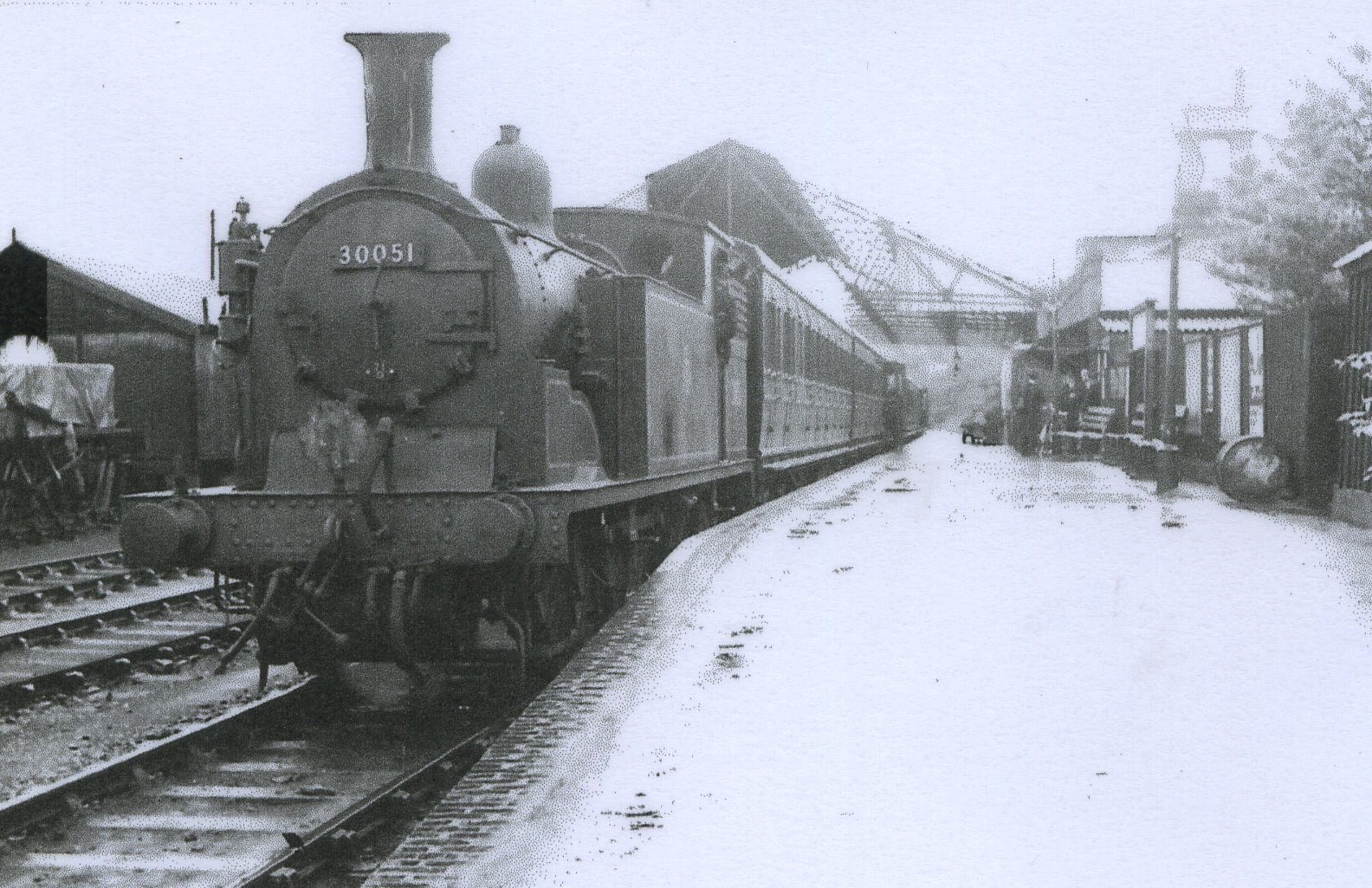 Service leaving Gosport 1950s