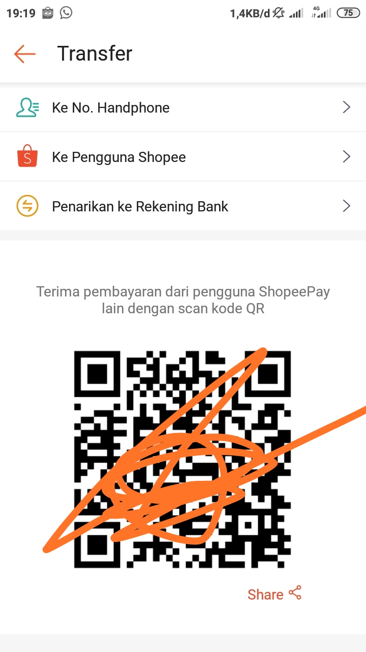 Cara transfer saldo ShopeePay ke akun shopee yang lain ...