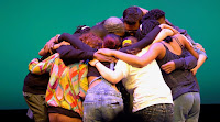 Youth at DC Youth Slam Team Finals huddled up
