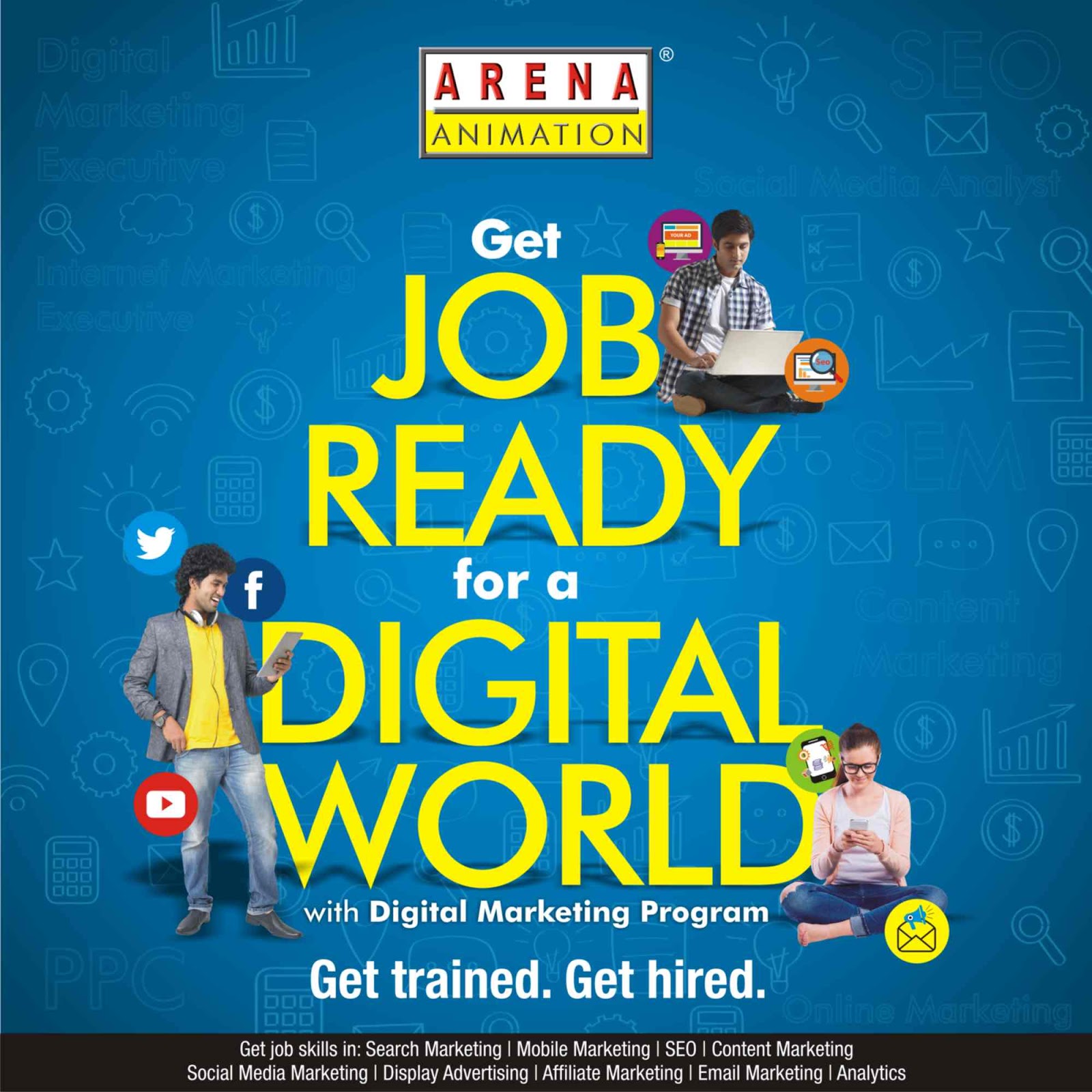 Arena Animation Sec15, Faridabad Learn Digital Marketing