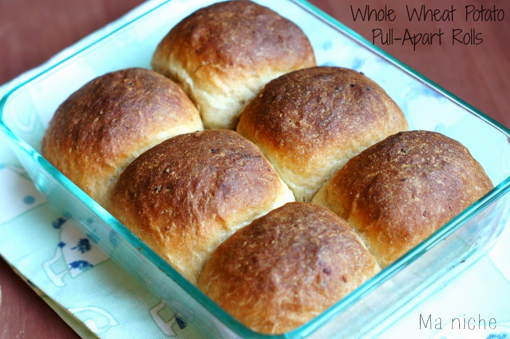Ma Niche Irish Whole Wheat Potato PullApart Rolls