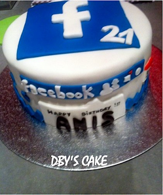 Gâteau Facebook Gâteau Facebook