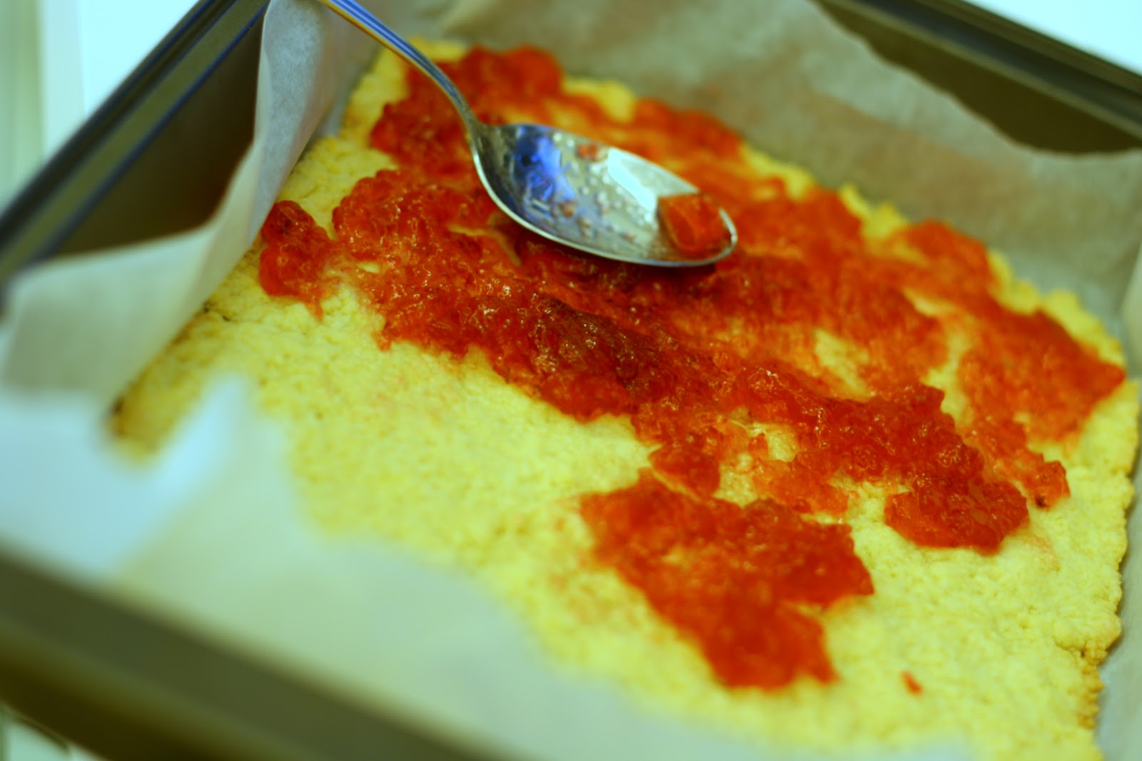 Tastebudtalk The Hummingbird Trail Coconut Jam Sandwich Bars