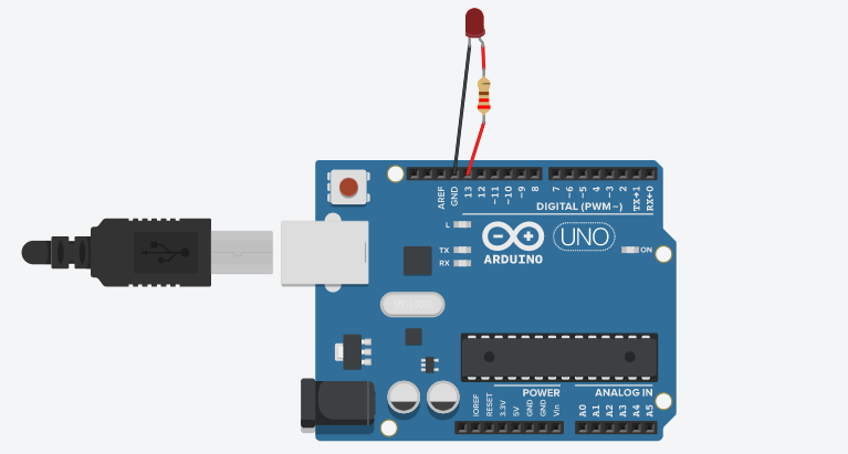 Arduino blinking led code