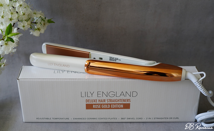 Lily England Deluxe Hair Straighteners in Rose Gold