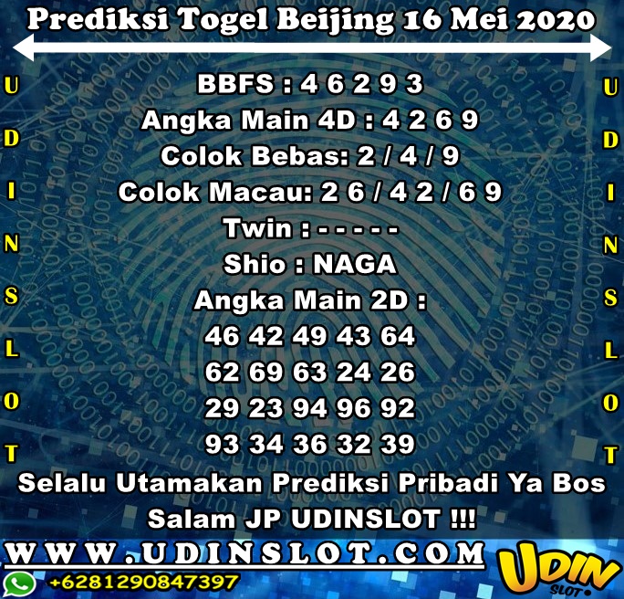 Prediksi Togel Beijing 16 Mei 2020 Prediksi Togel Jitu Terpercaya