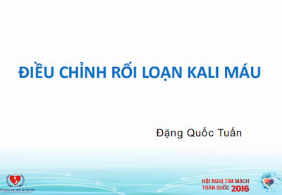 điều trị rối loạn Kali máu trên lâm sàng