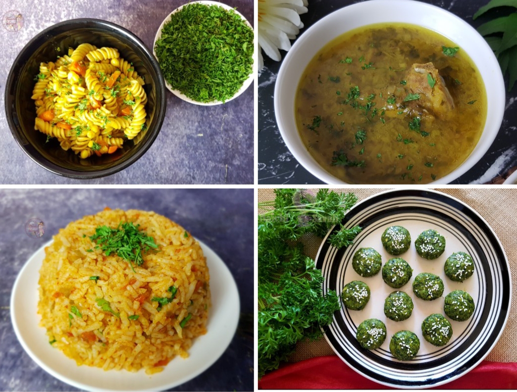 Dried Parsley in GoWise Air Fryer EVENLY DEHYDRATED How to Dry