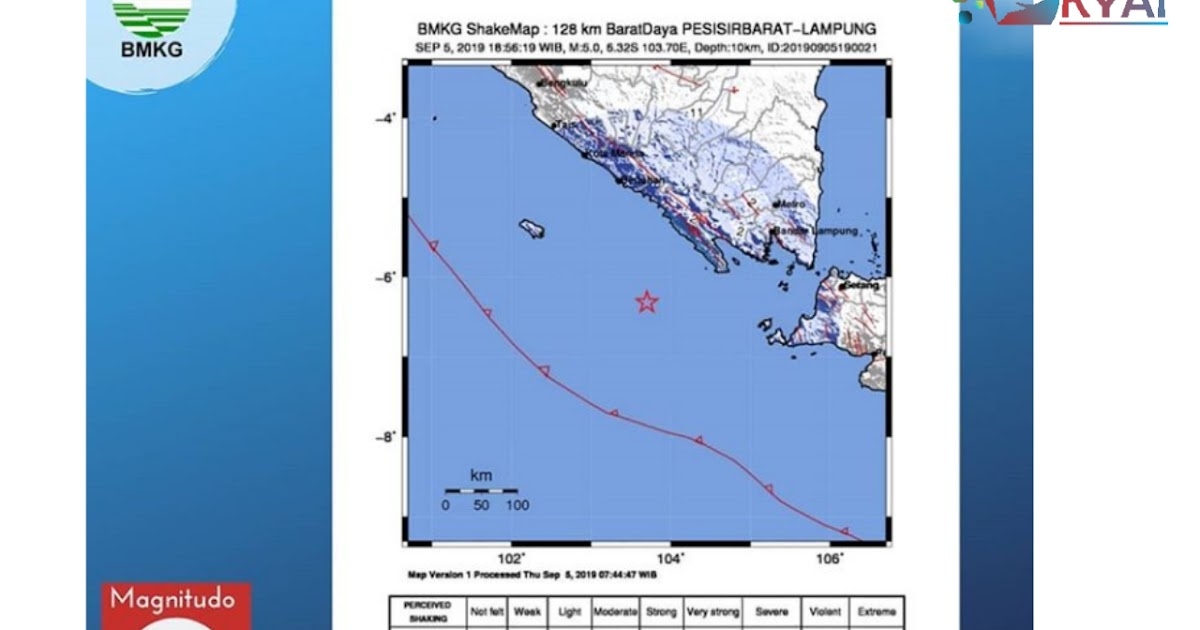 Gempa Magnitudo 5 Mengguncang Lampung, Tak Berpotensi Tsunami - Berita