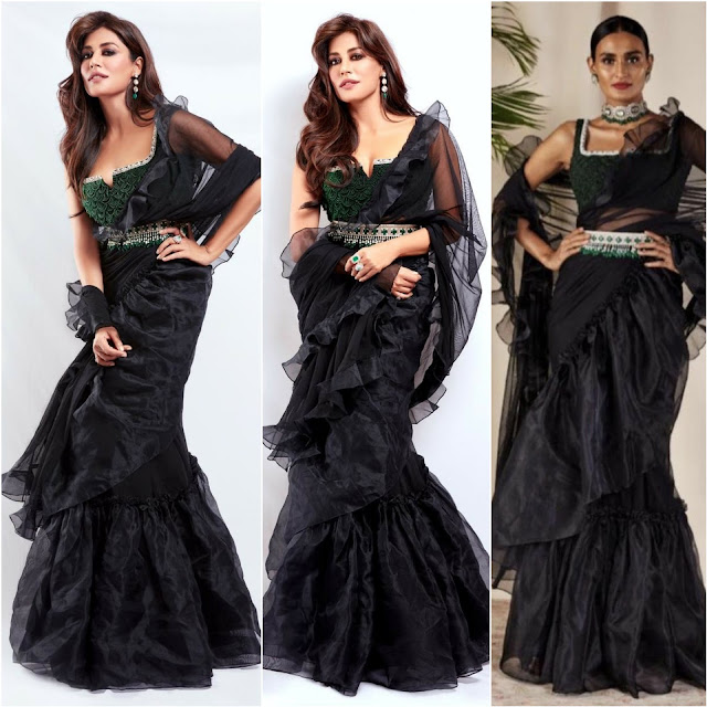 Chitrangda Singh in a Ridhi Mehra Sari