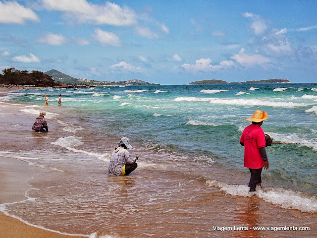 Pescadores locais em Koh Samui