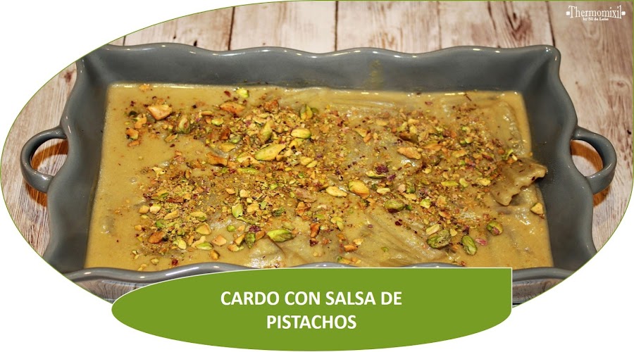 CARDO CON SALSA DE PISTACHOS