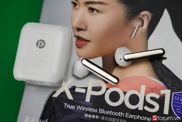 rên tay Pisen X-Pods 1: Thiết kế thanh lịch, âm thanh chân thật, pin 20 giờ sử dụng